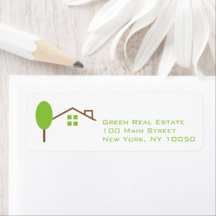 Real Estate Office Return Address Label
