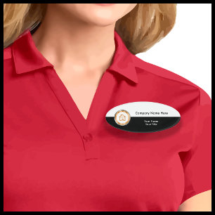 Real Estate Office Staff Name Tag
