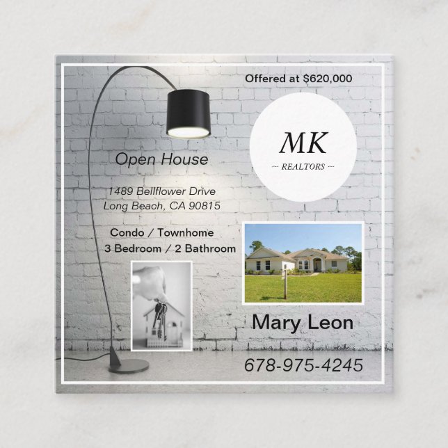 Real Estate Open House Card - Invitations (Front)