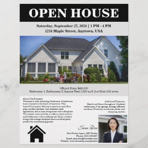 Real Estate Open House  Flyer