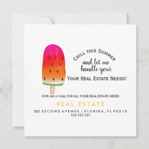 Real estate Open House ice-lolly Pop by  Postcard