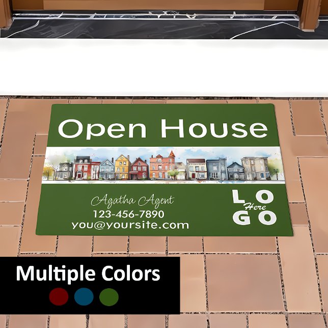 Real Estate Open House Marketing Doormat (Creator Uploaded)
