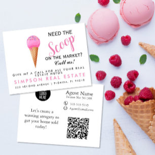 Real estate Open House scoop Pop by  Postcard