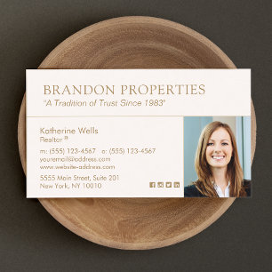 Real Estate Photo Business Card