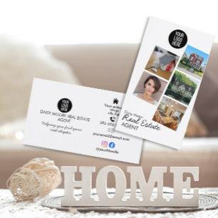 Real Estate Photo house sales Portfolio Business Card