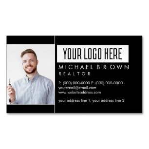 Real Estate Photo Magnetic Business Card