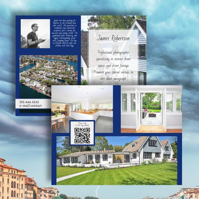 Real Estate Photographer Folded Brochure Template (Creator Uploaded)