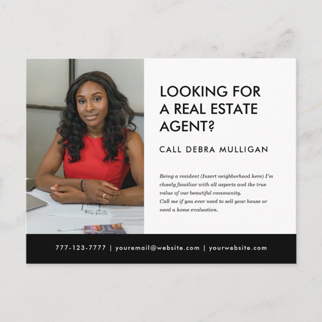  real estate postcard  (Front)