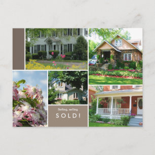 Real Estate Postcards Many Homes / Houses 2
