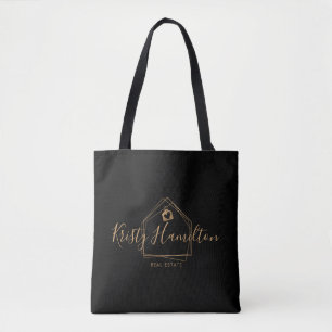 real estate professional house realtor add photo b tote bag