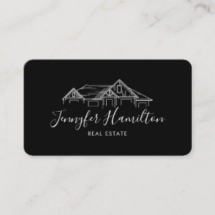 real estate professional house realtor gold photo  business card