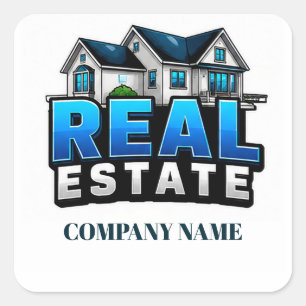 🏡 Real Estate Professional Property Sales Team 🏡 Square Sticker