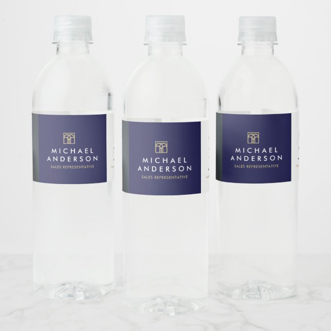 Real Estate Promotional Water Bottle Label (Bottles)