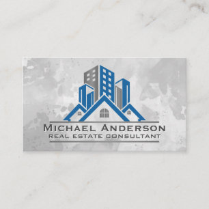 Real Estate Properties   City and Residential Business Card