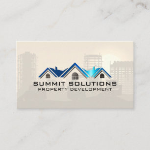 Real Estate Properties   Construction Build Business Card