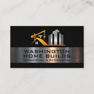Real Estate Property Commercial Construction Business Card