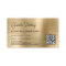 Real Estate QR Code Photo Faux Gold Metallic 
