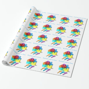 Real Estate, Realtor, estate agent, New Home Wrapping Paper