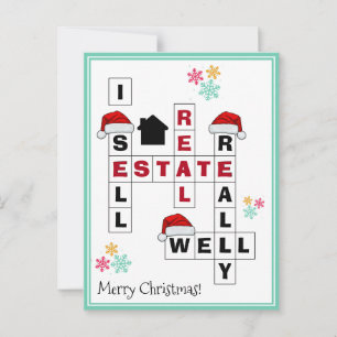 Real Estate Realtor Marketing CHRISTMAS Postcard