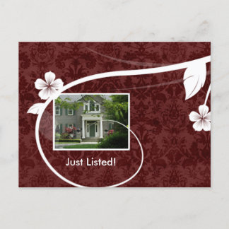 Real Estate / Realtor Postcard Customisable Red