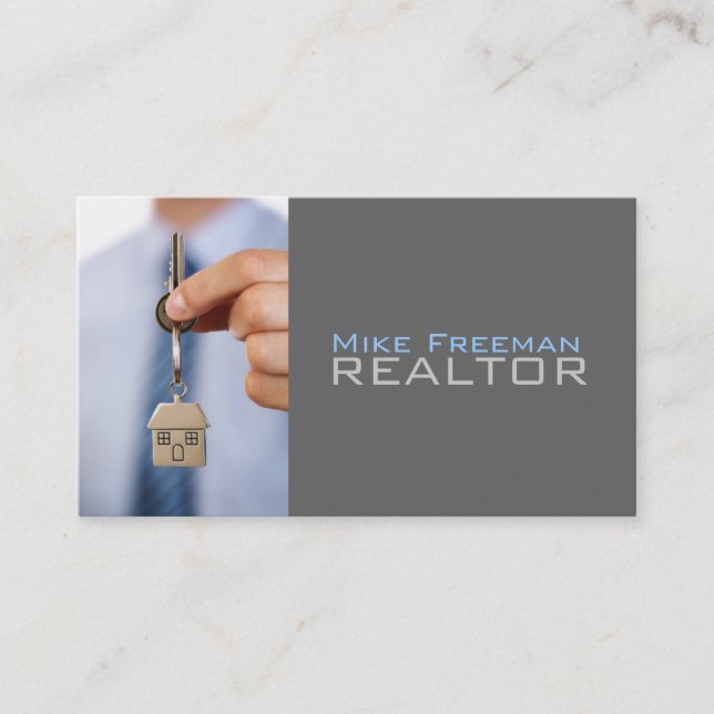 Real Estate Realtor Property Manager Building City Business Card (Front)