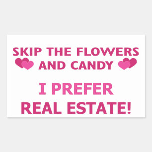 Real-Estate Rectangular Sticker