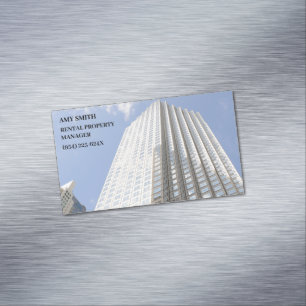 Real Estate Rental Property  Magnetic Business Card