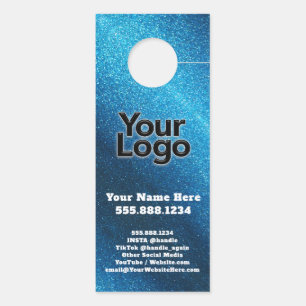 Real Estate Sold A Home Realtor Glitter Marketing Door Hanger