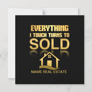 REAL ESTATE SOLD  CAR MAGNET