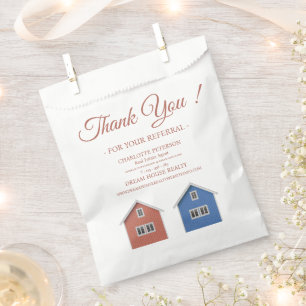 Real Estate Thank You For Your Referral Favour Bag