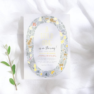 Real Foil   A Wild One Safari Animals Baby Shower