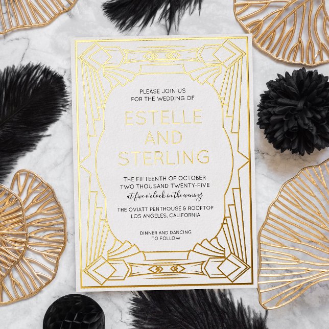 Real Foil Geometric Shape Wedding Photos (Creator Uploaded)