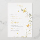 Real Foil Wildflower Boho Photo Bridal Shower