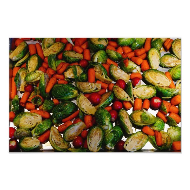 Real Food: Veggie Tray Photo Print (Front)