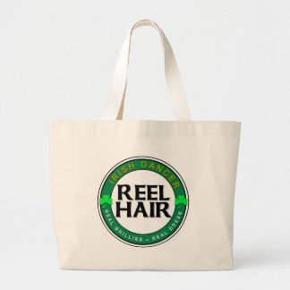 Real Ghillies, Real Dress, REEL HAIR Large Tote Bag