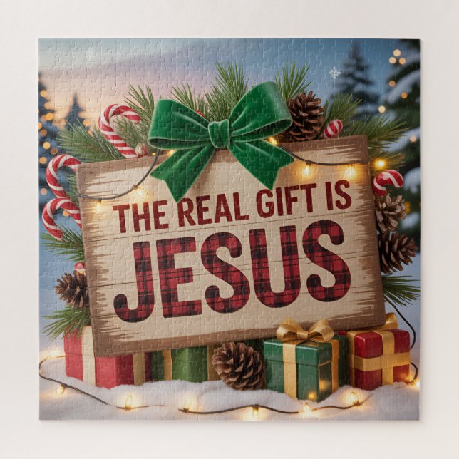 Real Gift Jesus Puzzle (Vertical)
