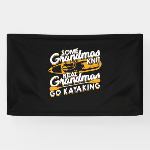 Real Grandmas Go Kayaking Banner