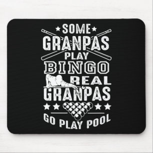 Real Grandpas Play Pool Mouse Pad