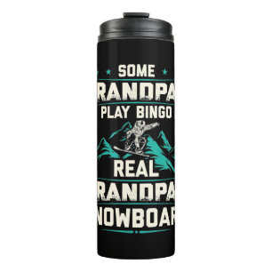 Real Grandpas Snowboard Thermal Tumbler