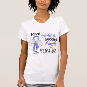 Real Heroes Become Angels Prostate Cancer T-Shirt