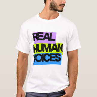 Real HUMAN Voices - No AI Allowed T-Shirt