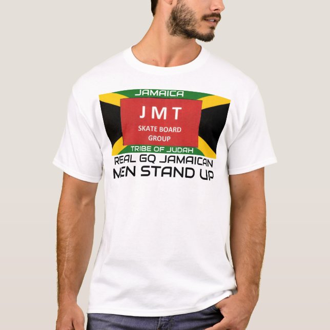 REAL JAMAICA Men's Basic T-Shirt (Front)