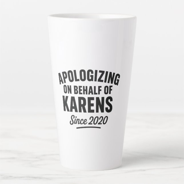 real KAREN  Latte Mug (Front)