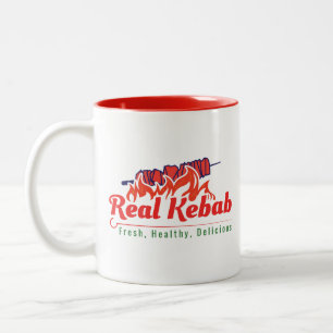 Real Kebab Coffee Two-Tone Coffee Mug