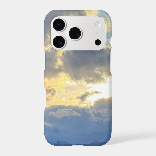 Real Las Vegas Golden Sunset Mountain Clouds (Back)