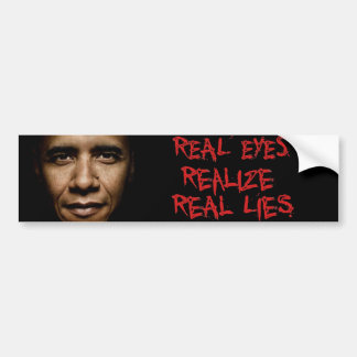 Real Lies Bumper Sticker