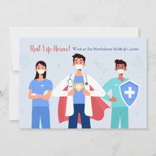 Real Life Heroes Thank You Card