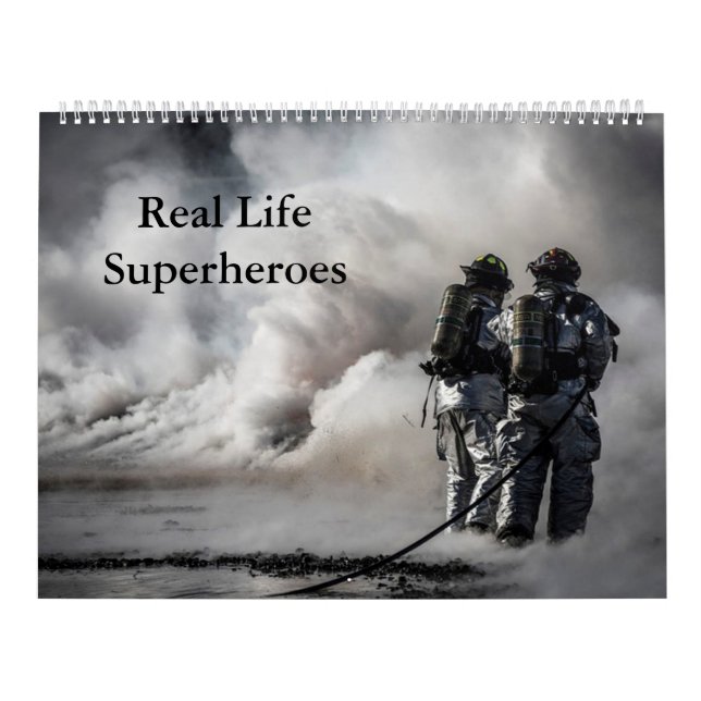 Real Life Superheroes Calandar Calendar (Cover)