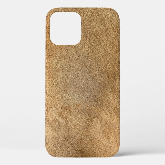 Real lion skin: fur texture Case-Mate iPhone case (Back)
