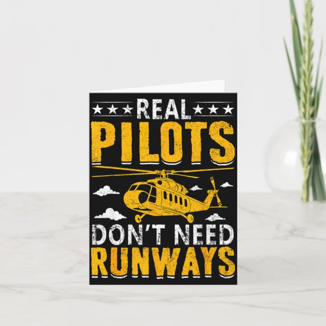 Real Lots Don't Need Runways  Card (Front)